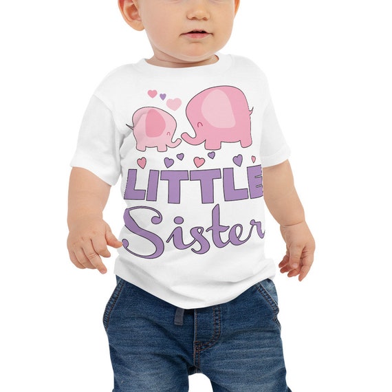 Little sister outfit, Baby Girl Baby Jersey Short Sleeve Tee, Coming Home Outfit, Little Sister Shirt, Baby girl, Newborn Girl, Going Home