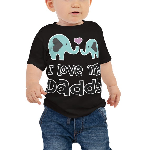 I Love My Daddy Baby Jersey Short Sleeve Tee, Hipster Baby Clothes, Dad Baby Clothes, Baby Boy Clothes, Unisex Baby Clothes, Gifts for Dads,