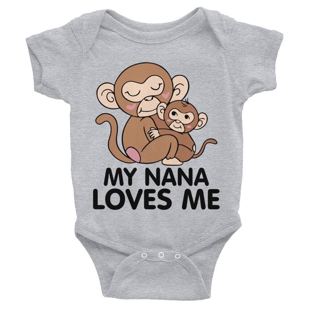 i love nana baby grow