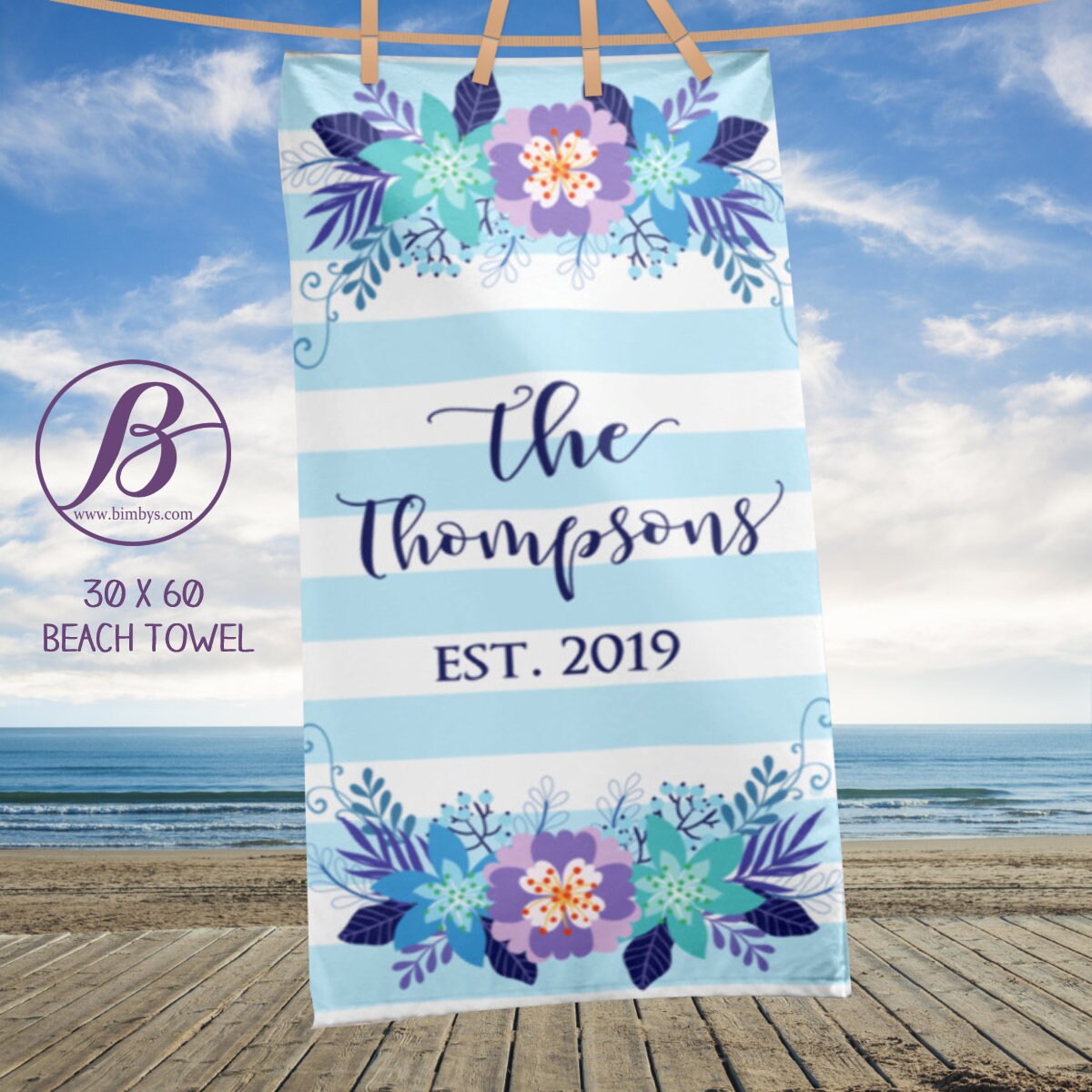 Personalized Wedding Gift For Couple Established Wedding Beach