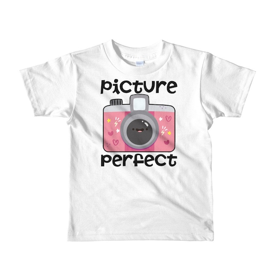 SALECamera kids t-shirt - Picture perfect shirt - camera shirt - camera t shirt - camera tshirt - camera t-shirt - kids camera shirt