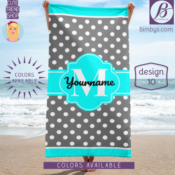 monogrammed beach towels australia