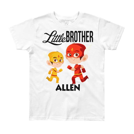 SALE Custom Superhero Little Brother T-Shirt | Personalized Name Little Brother Shirt | Matching Sibling T-Shirts | Little Brother Outfit