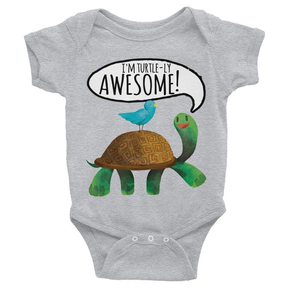 Turtle Baby Bodysuit, Turtle baby ONSIE, Funny Onsie, Awesome Onsie, Funny Onsie | Turtle Onsie | Turtle Baby Shower | Turtle Baby | Awesome