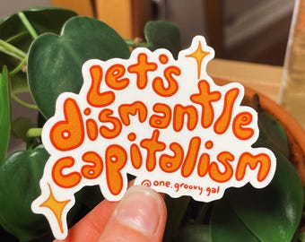 Anti-Capitalism Sticker