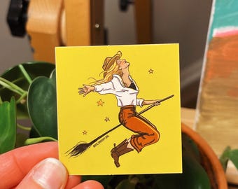 WITCHY COWGIRL Sticker