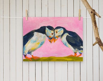 Puffins Print