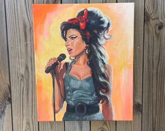 Original Amy Winehouse Painting