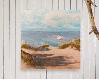 Peaceful Sailboat Ocean Print