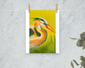 Heron Print 01