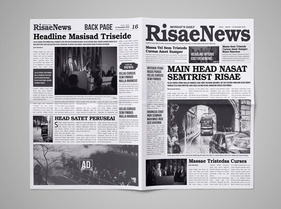 newspaper design template daily newspaper newsletter design newspaper template newspaper design template