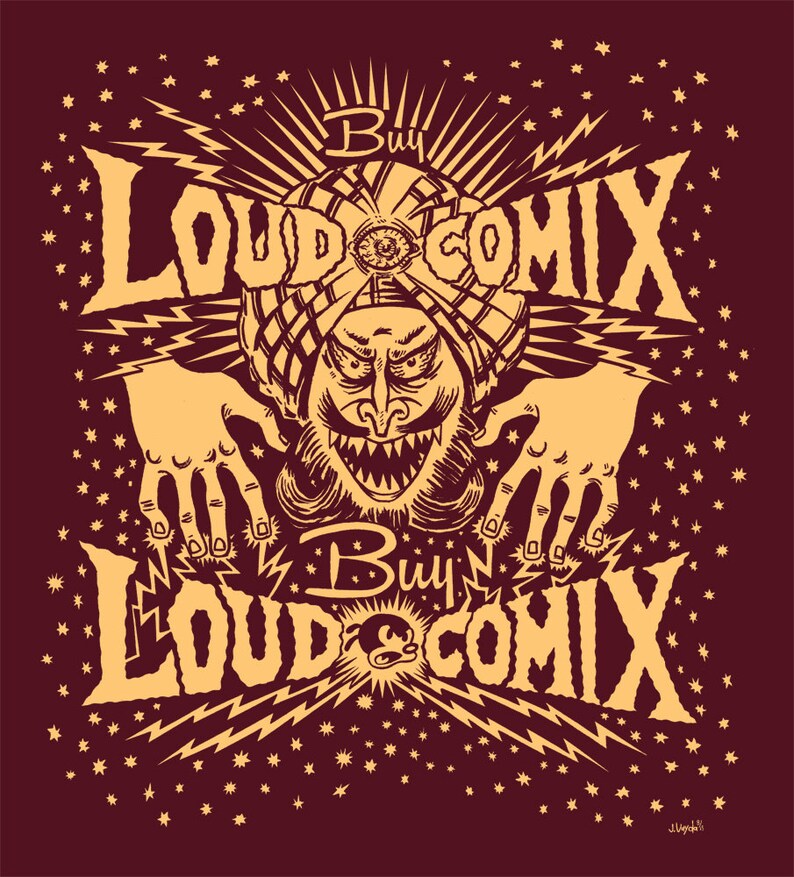 Buy LOUD COMIX hypno shirt by Jamie Vayda image 1