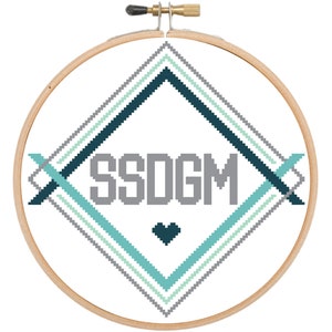 SSDGM Cross Stitch Pattern