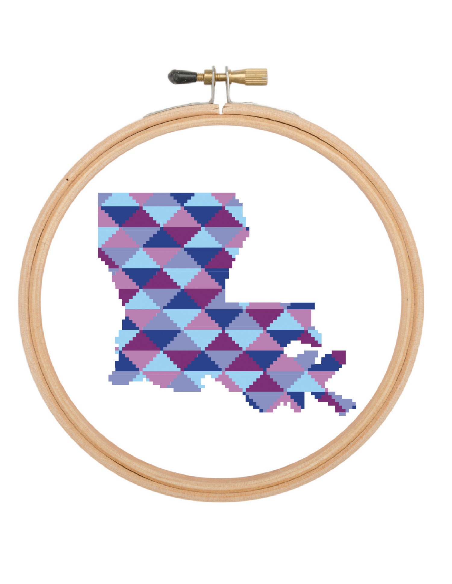 Louisiana State Cross Stitch Pattern Etsy
