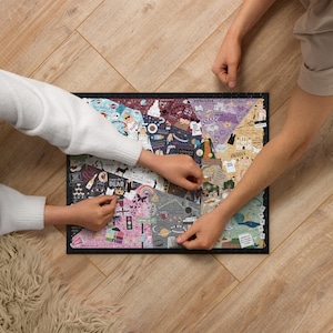Swiftie Easter Eggs & Lyrics Jigsaw Puzzle with Taylor Eras - SHIPS USA ONLY
