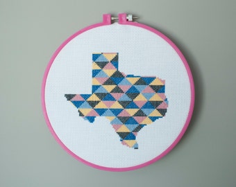 Texas Cross Stitch Pattern