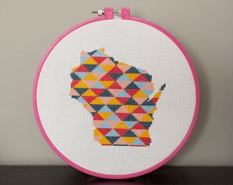 Wisconsin Cross Stitch Pattern