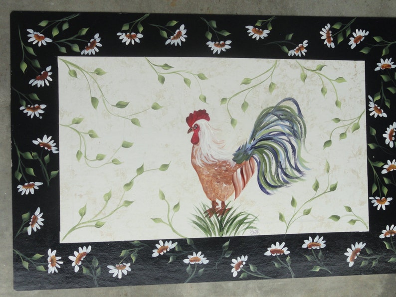 Hand Painted Floor Mats image 1