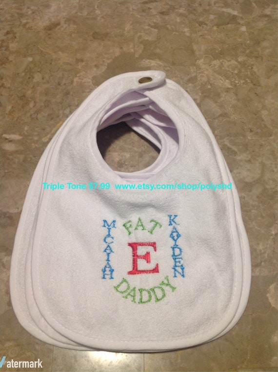 custom baby bibs embroidered