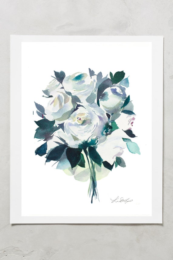 Watercolor print, peony painting, peony art, peony watercolor, abstract floral painting, floral print, floral art, wall art, pink floral