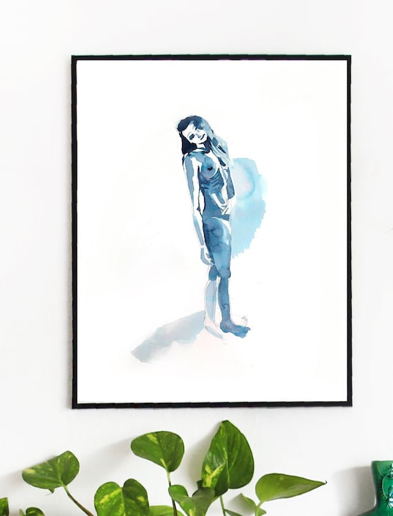 Female figures, female figure painting, watercolor figure, watercolor, woman, female watercolor, abstract floral painting, original artwork