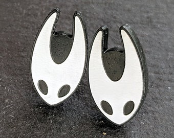 Hornet Stud Earrings || Hollow Knight || laser-cut acrylic