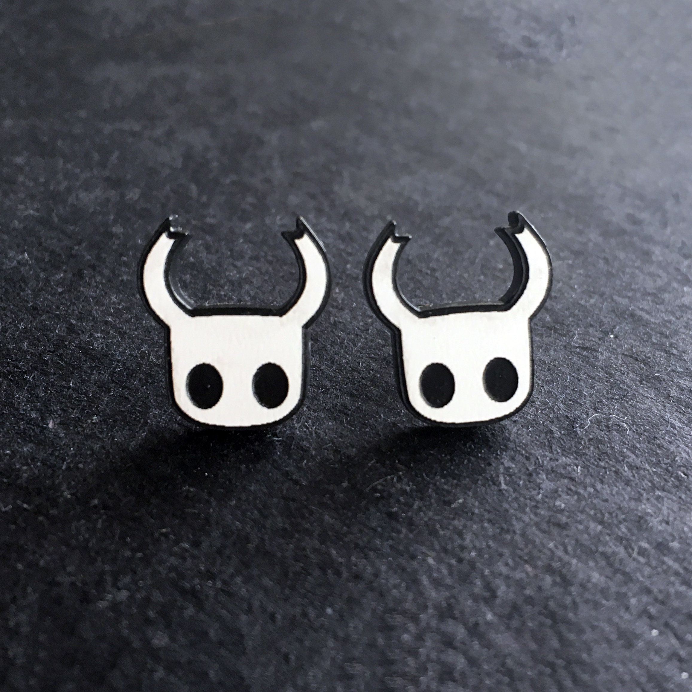 Hollow Knight Stud Earrings || Hollow Knight || laser-cut acrylic