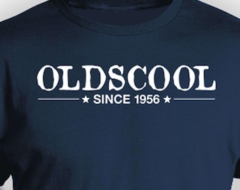 70th Birthday Shirt Milestone Birthday T Shirt Personalized TShirt Custom Bday Gift Ideas B Day Present Oldscool Since 1956 Mens Ladies Tee