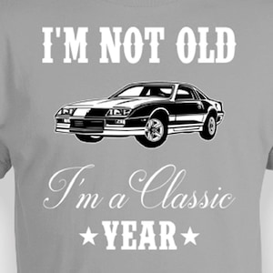 Big Tall herenkleding 30e verjaardag shirt aangepast jaar autoliefhebber T-shirt 30 verjaardag cadeau lange persoon 35e B-dag T-shirt kingsize gepersonaliseerd