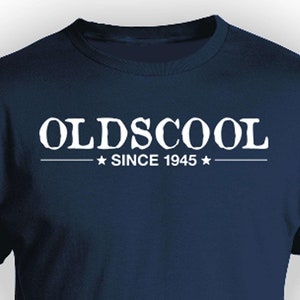 80th Birthday Gift Ideas For Men Milestone Birthday T Shirt Personalized Shirt Custom Year Bday TShirt B Day Oldscool Since 1945 Mens Tee
