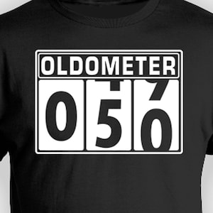 50th Birthday Shirt Car Lover Gift For Him Funny Bday T Shirt Present For Dad 50 Years Old Fifty Birthday TShirt B Day Oldometer Tee - BG807