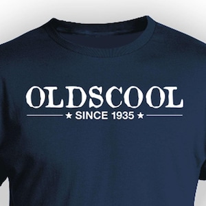 90th Birthday T Shirt Custom Birthday Shirt Personalized TShirt Bday Present B Day Gift Ideas For Men Oldscool Since 1935 Birthday Mens Tee