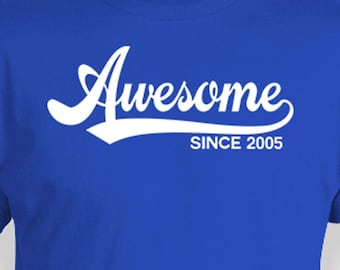 21. Geburtstag Shirt Bday Geschenkideen für ihn Personalisiertes T-Shirt Benutzerdefiniertes T-Shirt Geschenk für sie fantastisch seit 2005 Geburtstag Herren Damen T-Shirt