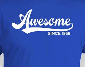 パーソナライズされた誕生日Tシャツ、70歳の誕生日の男性用シャツ、女性への誕生日プレゼント、70歳の誕生日のアイデア、1956年以来の素晴らしい誕生日メンズレディースTシャツ