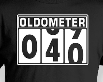 40-årsdag T-shirt Rolig födelsedagspresent till män Bilälskare 40-årsdag T-shirt Bilentusiast Pappa F-dag Fyrtio år Gammal Oldometer T-shirt - BG805
