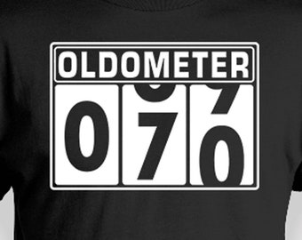 70 Birthday Shirt Funny Birthday T Shirt 70th Bday Gifts For Car Owners Bday Present For Him B Day Seventy Years Old Oldometer Tee - BG811