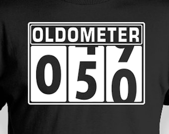 50. Geburtstagsshirt, Autoliebhaber-Geschenk für ihn, lustiges Bday-T-Shirt, Geschenk für Papa, 50 Jahre alt, 50. Geburtstags-T-Shirt, B-Day-Oldometer-T-Shirt – BG807