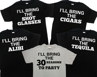 Birthday Crew Shirts 30th Birthday T Shirts Funny Bday TShirts Group Birthday Tees Custom Age Birthday Trip T-Shirts Personalized - BG780