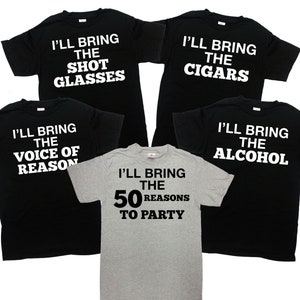 Verjaardag groepsshirts 50e verjaardag T-shirts team shirts aangepaste leeftijd verjaardag ploeg T-shirts Bday Crew 50 verjaardag partij Tees 50e verjaardag-BG782