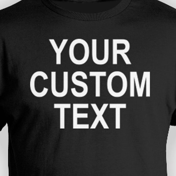 Big And Tall Mens Shirt Custom Text Personalized T Shirt Plus Size TShirt Customized Print Birthday Gift For Tall Person King Size Tee