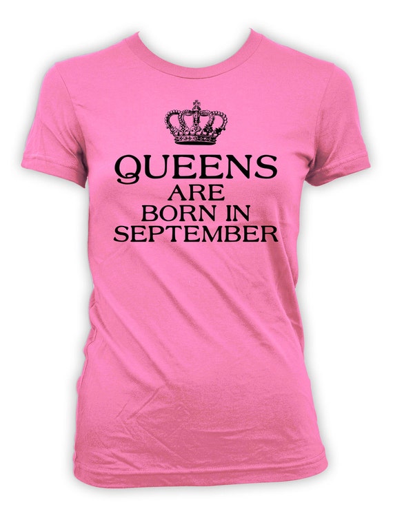 Personalized Birthday Gift September Birthday T Shirt ay Etsy