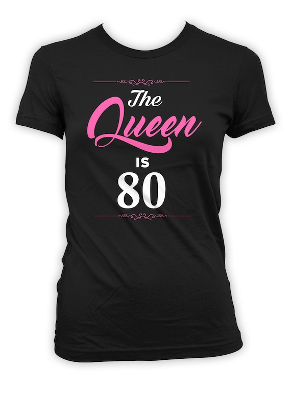 T Shirt 80th Birthday Tshirt Custom 