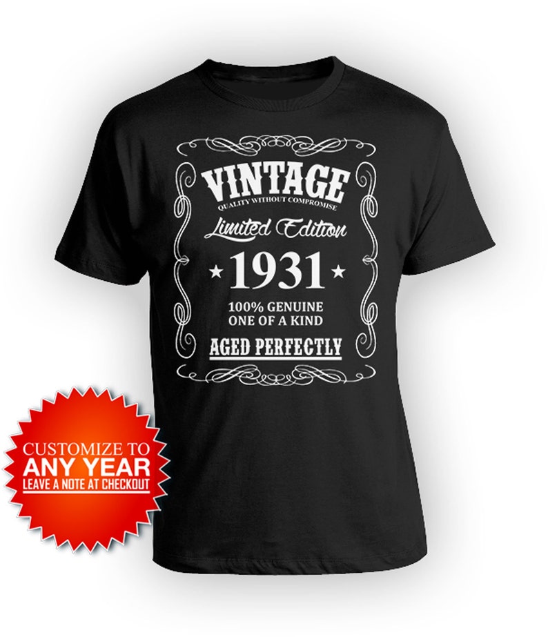 90th Birthday T Shirt Birthday Gift Ideas For Men Custom | Etsy