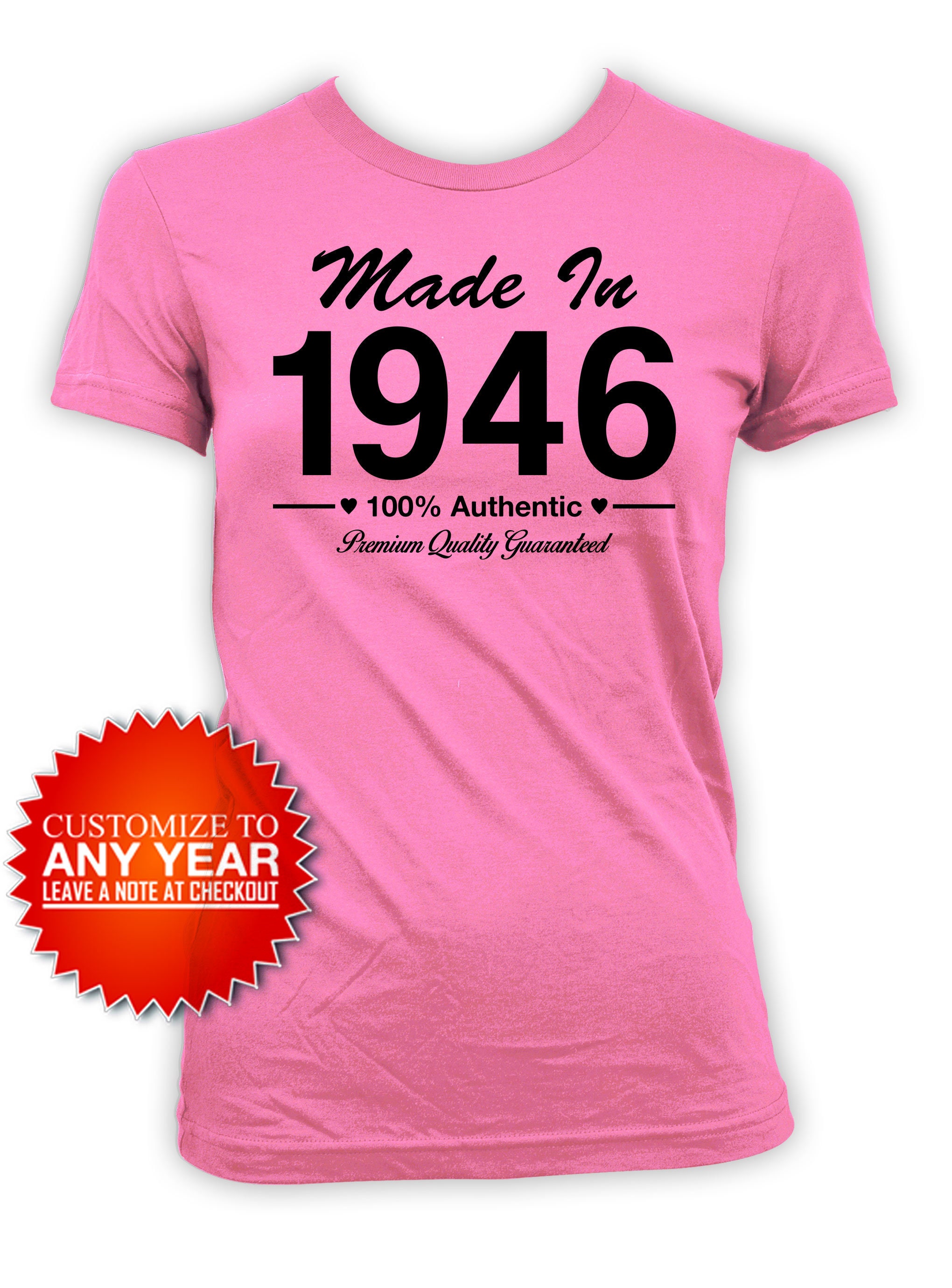 75th Birthday T Shirt Birthday Gift Ideas Personalized Shirt  Etsy