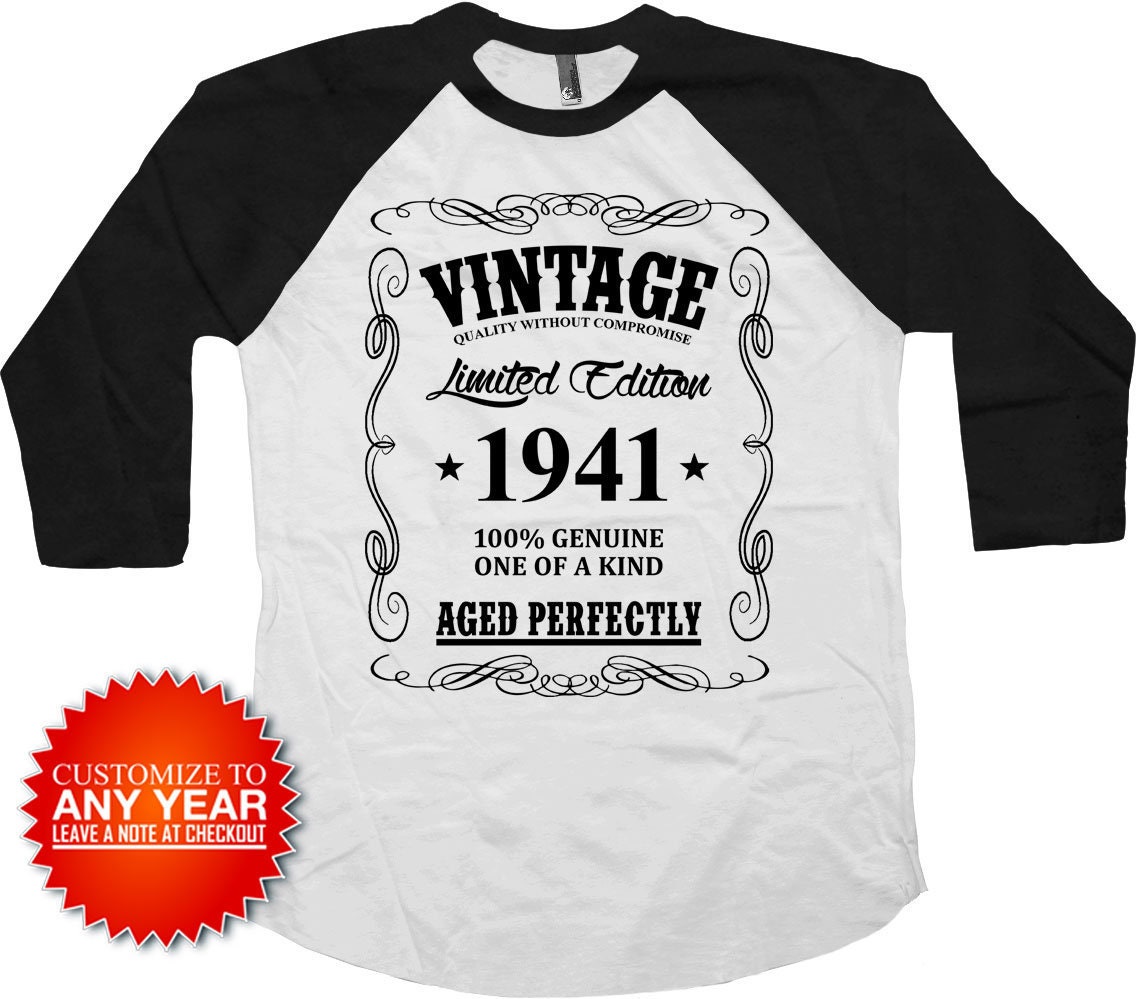 80th Birthday Gift Ideas For Men ay T Shirt Custom Year Etsy