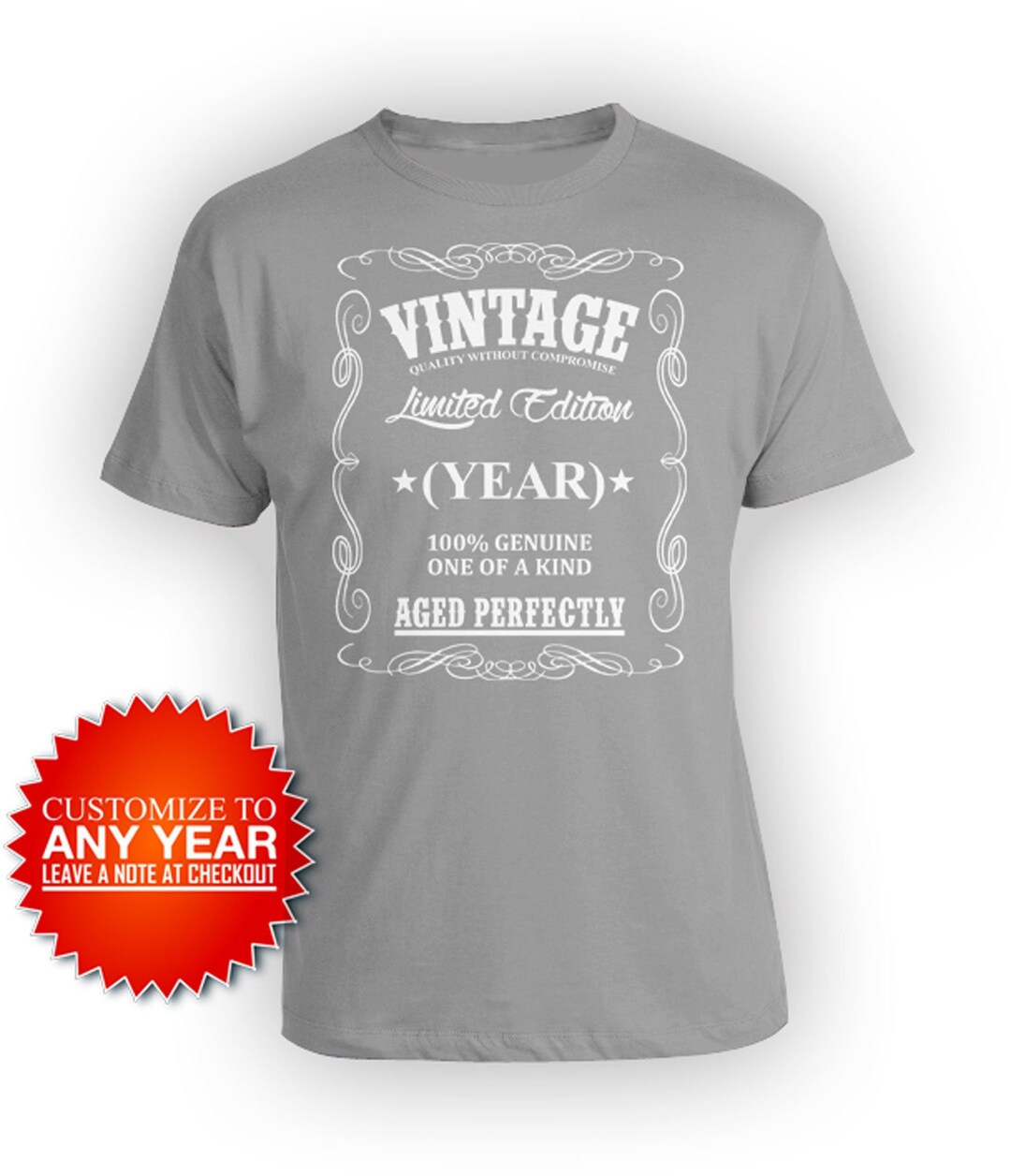 Custom Birthday T Shirt Personalized Gift Idea for Men Bday Present for ...
