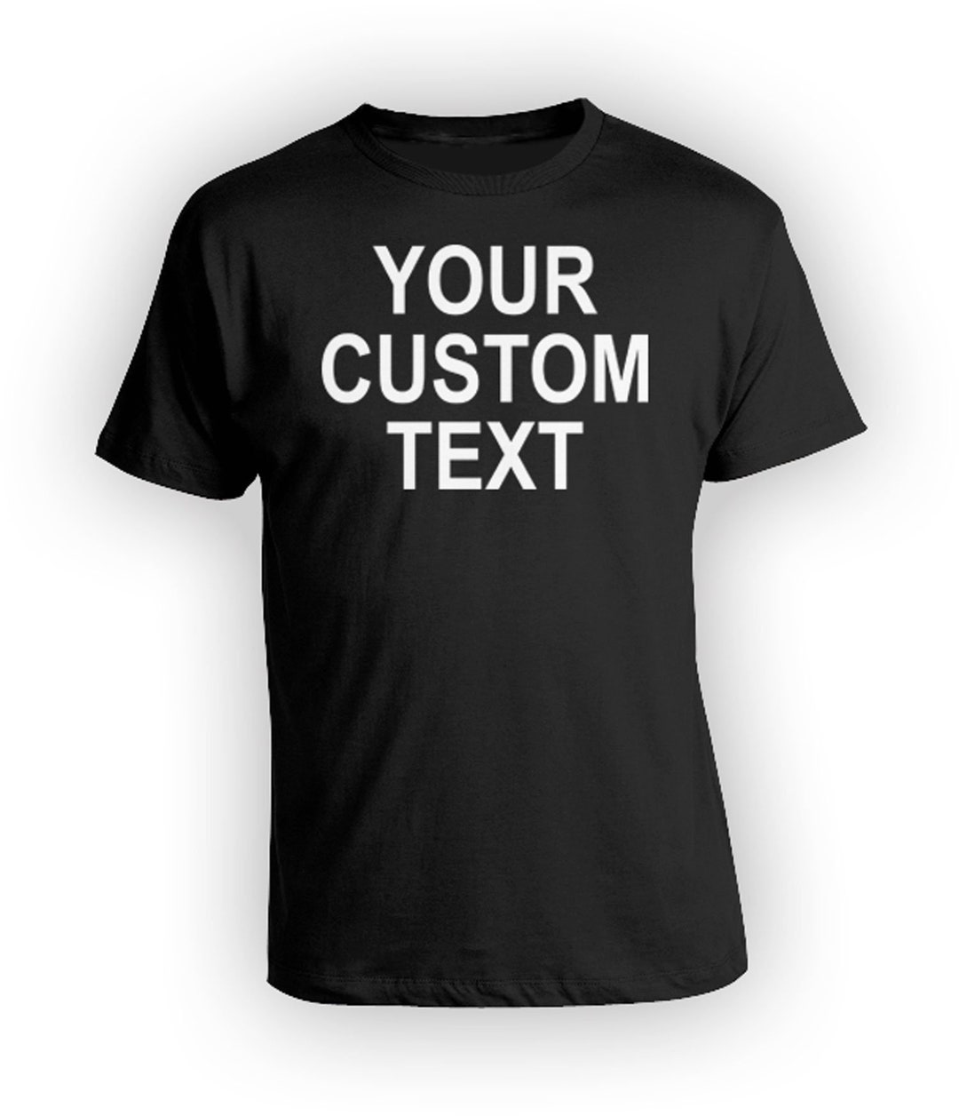 Big and Tall Mens Shirt Custom Text Personalized T Shirt Plus picture