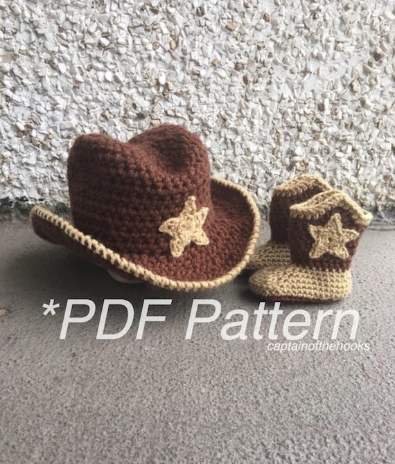 CROCHET PATTERN, Baby Cowboy Outfit, Cowboy Pattern, Cowboy Costume, Cowboy  Hat, Hat Crochet Pattern, Baby Crochet, Hat Pattern 