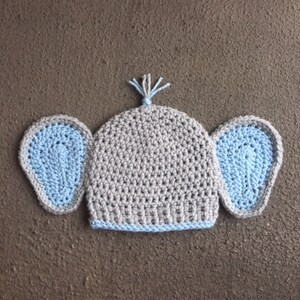 Baby Elephant Outfit, Elephant Pattern, Elephant Costume, Elephant Hat, Hat Crochet Pattern, Crochet Elephant, Baby Crochet, Hat Pattern image 3