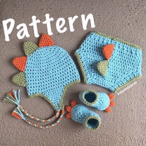 Baby Dinosaur Outfit, Dinosaur Pattern, Dinosaur Costume, Dinosaur Hat, Hat Crochet Pattern, Crochet Dinosaur, Baby Crochet, Dino Pattern